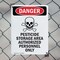 Signmission GHS Pesticide Storage Danger Sign, Plastic, 10in W x 14in L, 2PK OS-2PACK-DS-P-1014-V-2036 - alternate 4